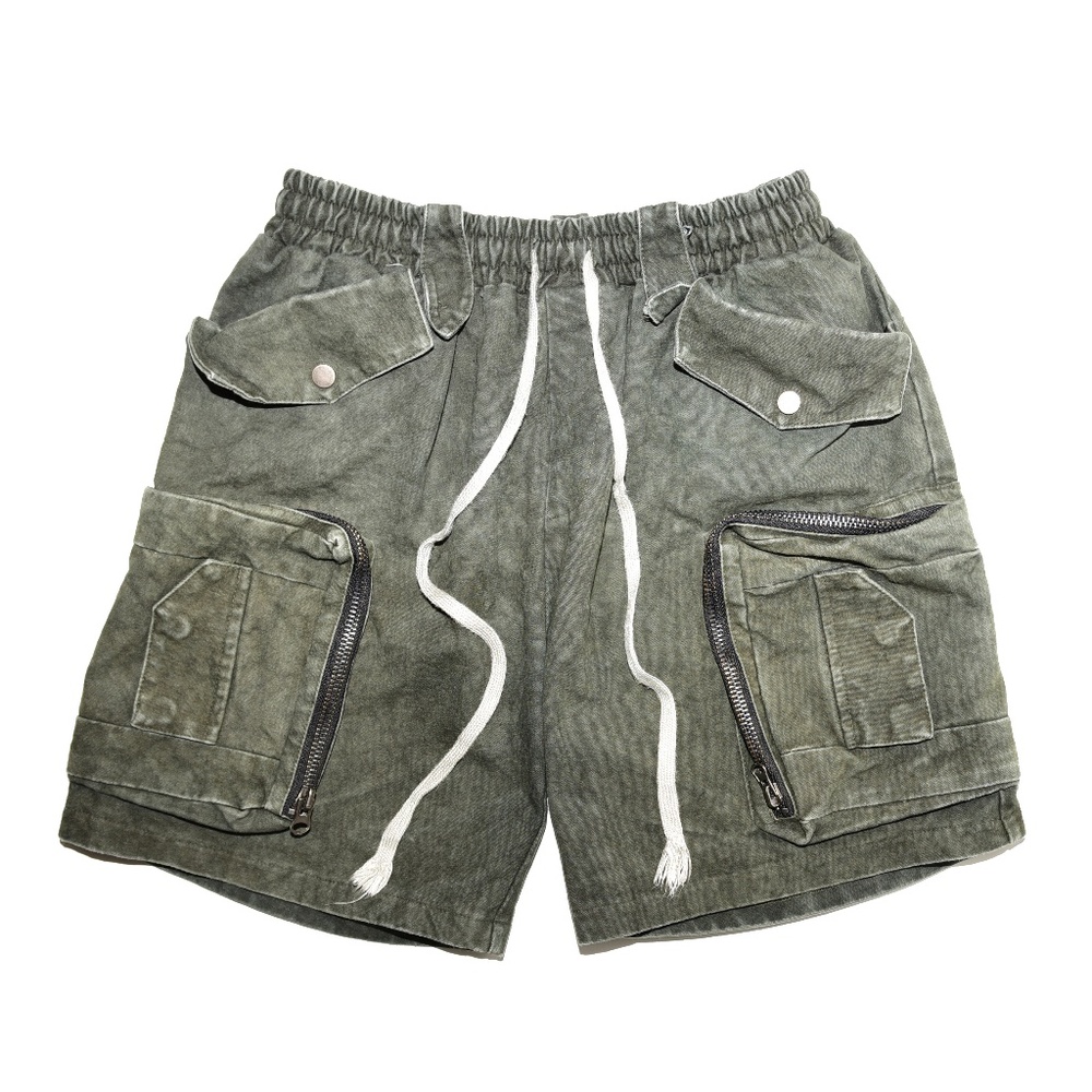 Japanese Overdye Heavy Cotton Cargo Shorts